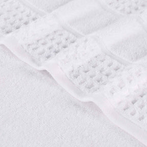 Napa Zero Twist Cotton Solid Waffle Honeycomb Hand Towel Set of 6