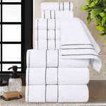 Niles Egyptian Giza Cotton Plush Heavyweight Soft 9 Piece Towel Set - Towel Set by Superior