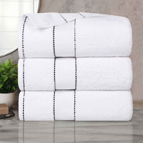 Niles Egyptian Giza Cotton Plush Thick Absorbent Bath Towel Set of 3