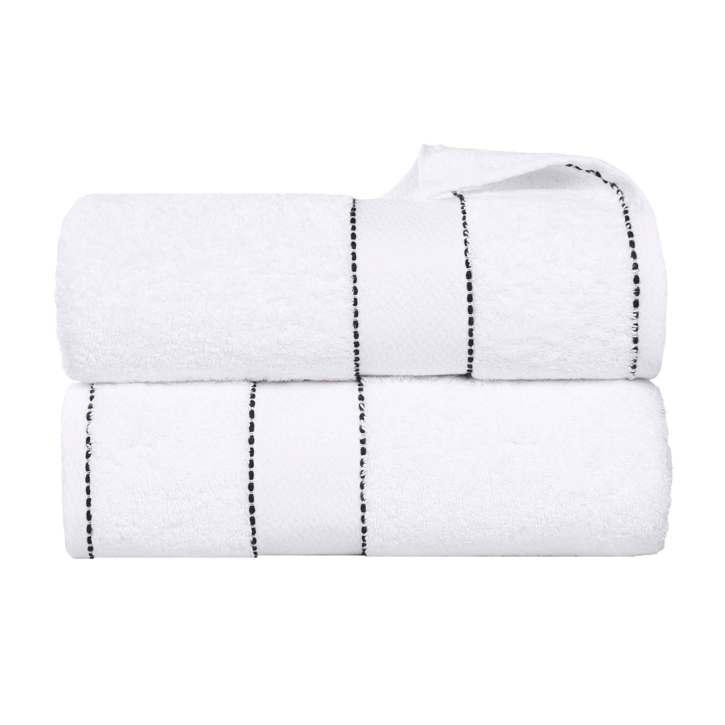 Niles Egyptian Giza Cotton Plush Thick Absorbent Bath Sheet Set of 2 - Bath Sheet by Superior