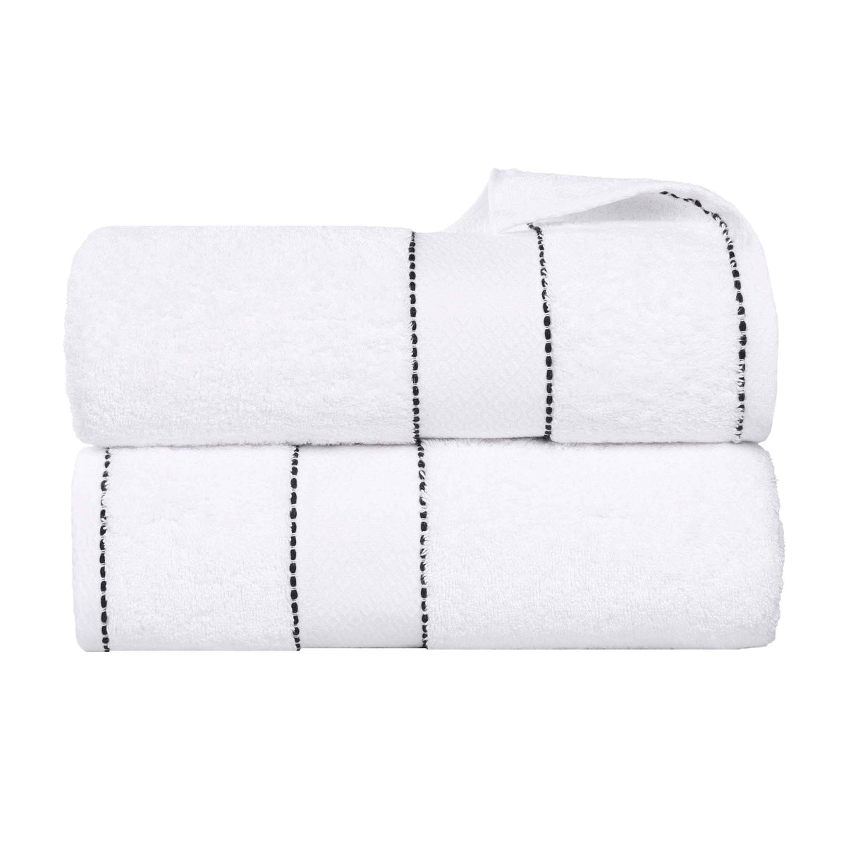 Niles Egyptian Giza Cotton Plush Thick Absorbent Bath Sheet Set of 2