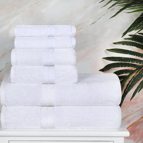 Turkish Cotton Heavyweight Ultra-Plush 6 Piece Towel Set - Towel Set by Superior - Superior 