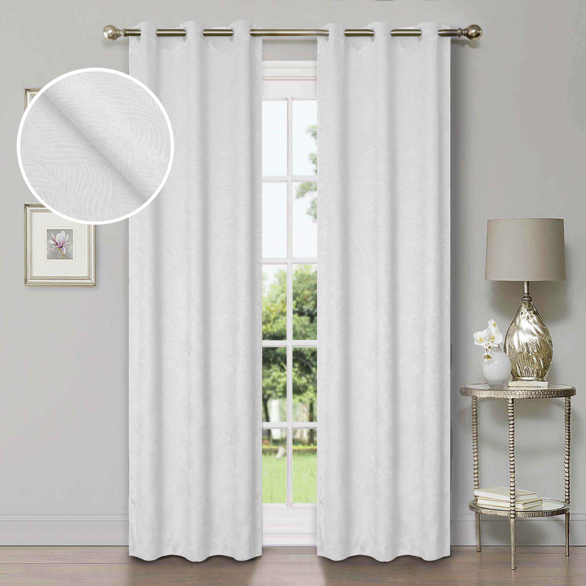 Waverly Geometric Washable Room Darkening Blackout Curtains, Set of 2 - Blackout Curtains by Superior