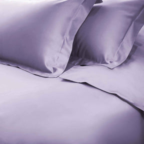 Egyptian Cotton 650 Thread Count Solid Duvet Cover Set - Wisteria