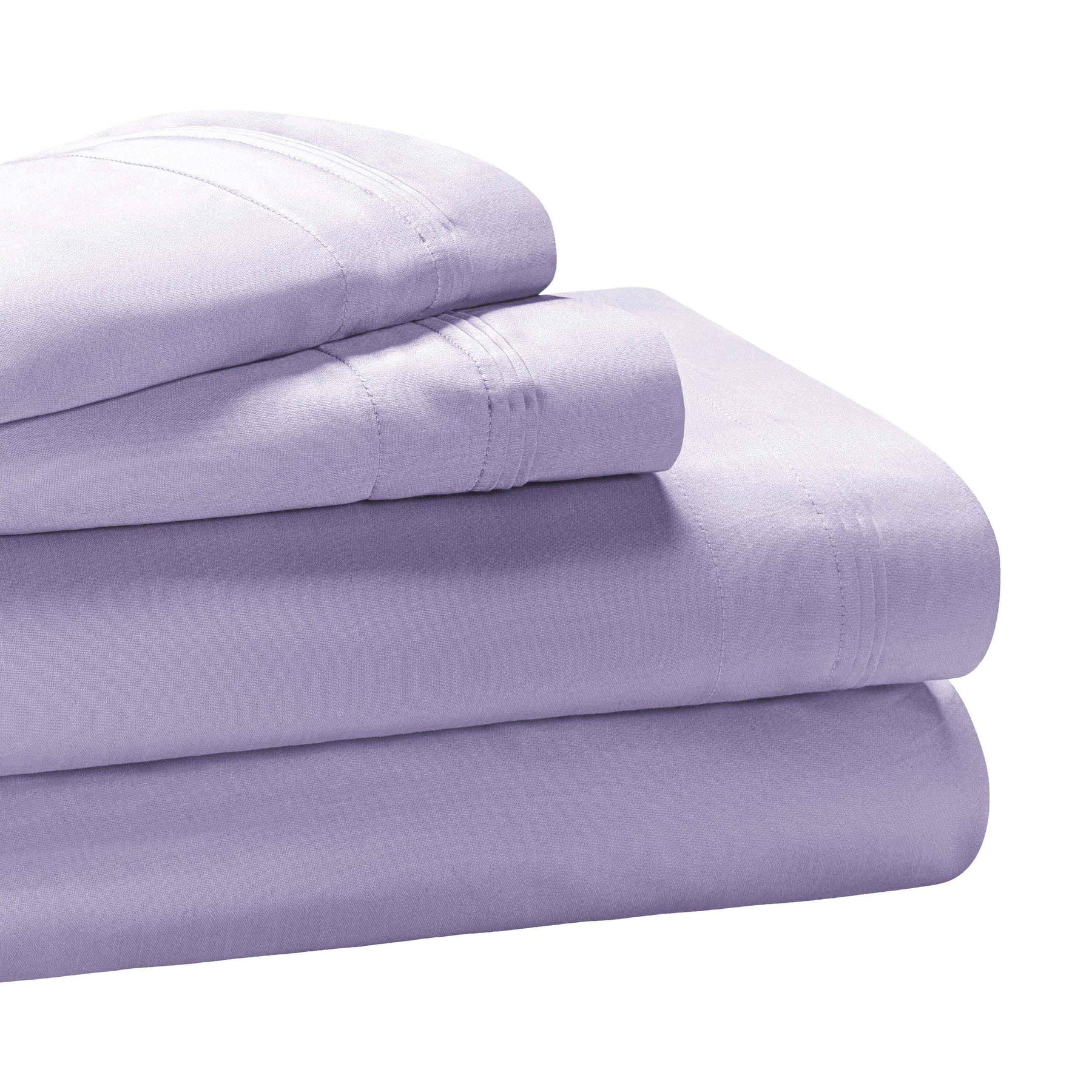 Egyptian Cotton 650 Thread Count Eco-Friendly Solid Sheet Set - Wisteria