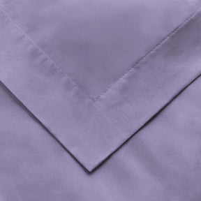 Egyptian Cotton 650 Thread Count Solid Duvet Cover Set - Wisteria