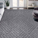 Wynn Modern Geometric Abstract Area Rug Indoor Outdoor Rugs - Rugs by Superior