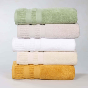 Venice Zero Twist Cotton Medium Weight Absorbent 3 Piece Towel Set