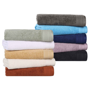 Honeycomb Textured Waffle Border Cotton 6 Piece Towel Set