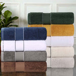 Niles Egyptian Giza Cotton Plush Heavyweight Soft 9 Piece Towel Set - Towel Set by Superior