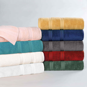 Smart Dry Zero Twist Cotton Medium Weight 12 Piece Assorted Towel Set