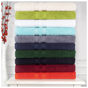 Ultra Soft Cotton Absorbent Solid Assorted 6 Piece Towel Set