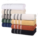 Brea Zero Twist Cotton Ribbed Geometric Border 8 Piece Towel Set - Towel Set by Superior