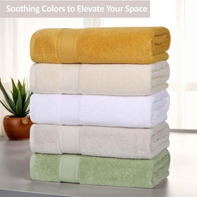 Belmont Zero Twist Cotton Medium Weight 6 Piece Towel Set