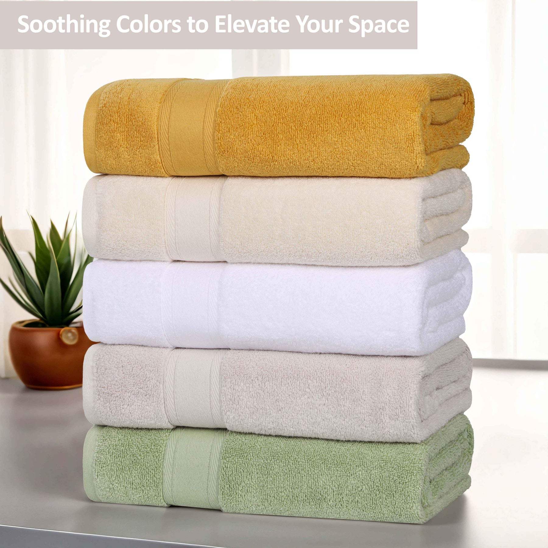 Belmont Zero Twist Cotton Medium Weight Face Towels, Set of 12