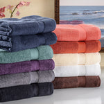 Zero Twist Cotton Ultra-Soft Absorbent Assorted 12 Piece Towel Set - Towel Set by Superior