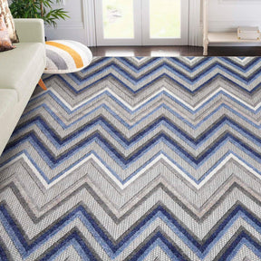 Acacia Geometric Zigzag Area Rug Modern Indoor Outdoor Rugs - Rugs by Superior