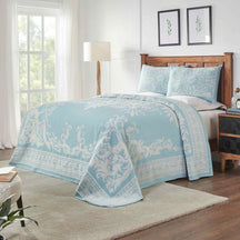 Adalie Cotton Blend Woven Jacquard Medallion Bedspread Set - Bedspread by Superior