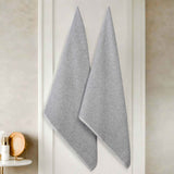 Amelia Cotton Blend Textured Diagonal Ribbed Bath Sheets, Set of 2 - Bath Sheet by Superior