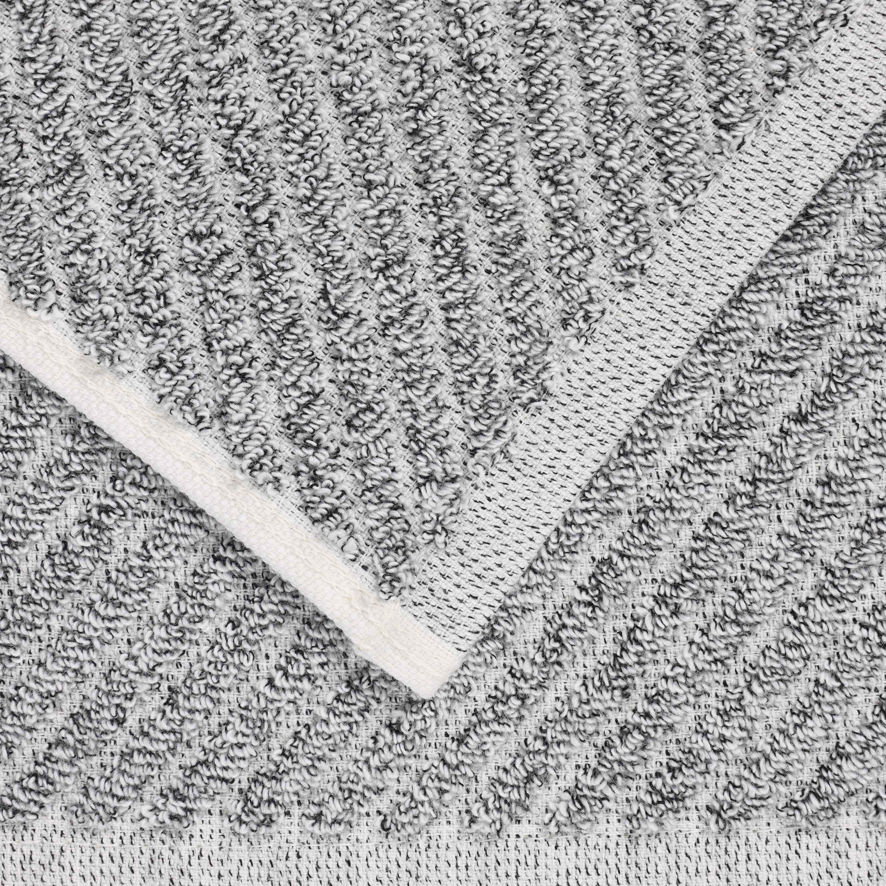 Amelia Cotton Blend Textured Diagonal Ribbed Bath Towels, Set of 2 - Bath Towel by Superior