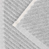 Amelia Cotton Blend Textured Diagonal Ribbed Bath Towels, Set of 2 - Bath Towel by Superior