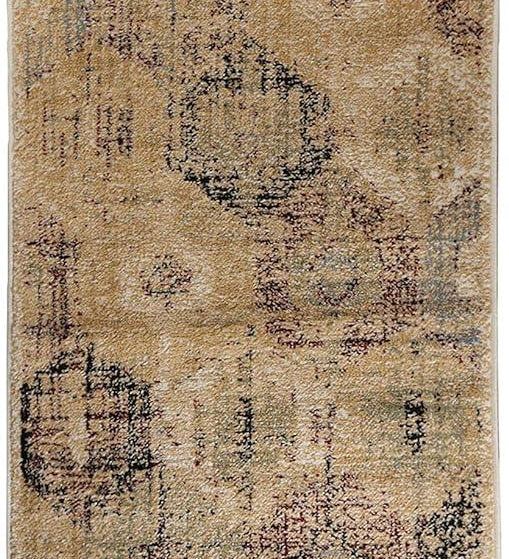 Arabella Distressed Retro Geometric Large Area Rugs or Runner Rug - Rugs by Superior