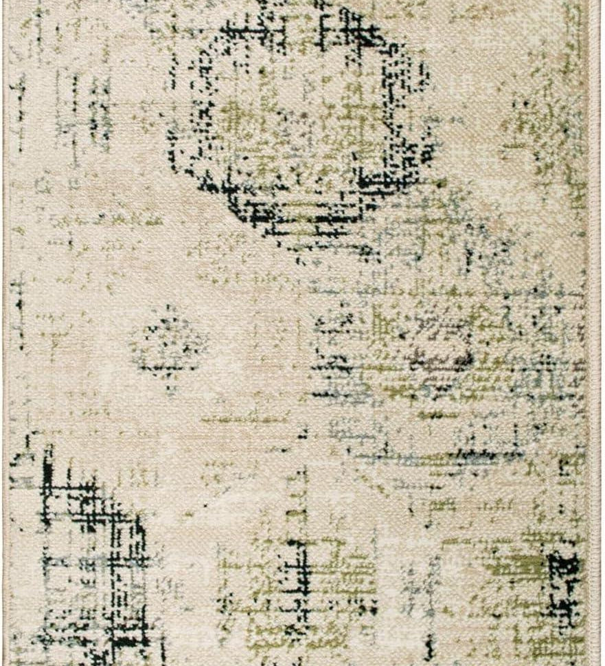 Arabella Distressed Retro Geometric Large Area Rugs or Runner Rug - Rugs by Superior