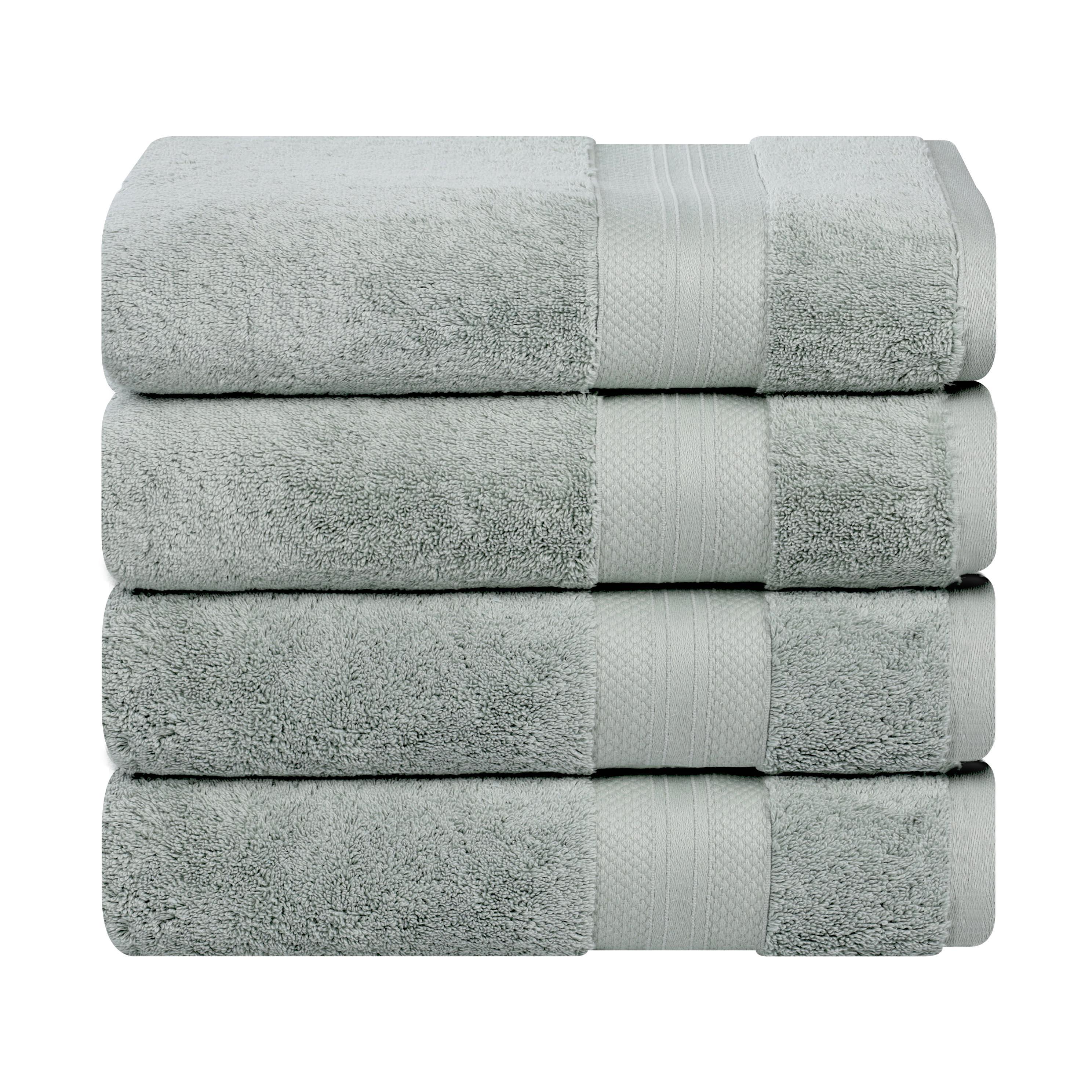 Aria Turkish Cotton Heavyweight Solid Absorbent Bath Towel Set - Towel Set by Superior