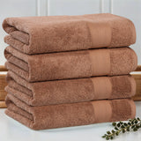 Aria Turkish Cotton Heavyweight Solid Absorbent Bath Towel Set - Towel Set by Superior