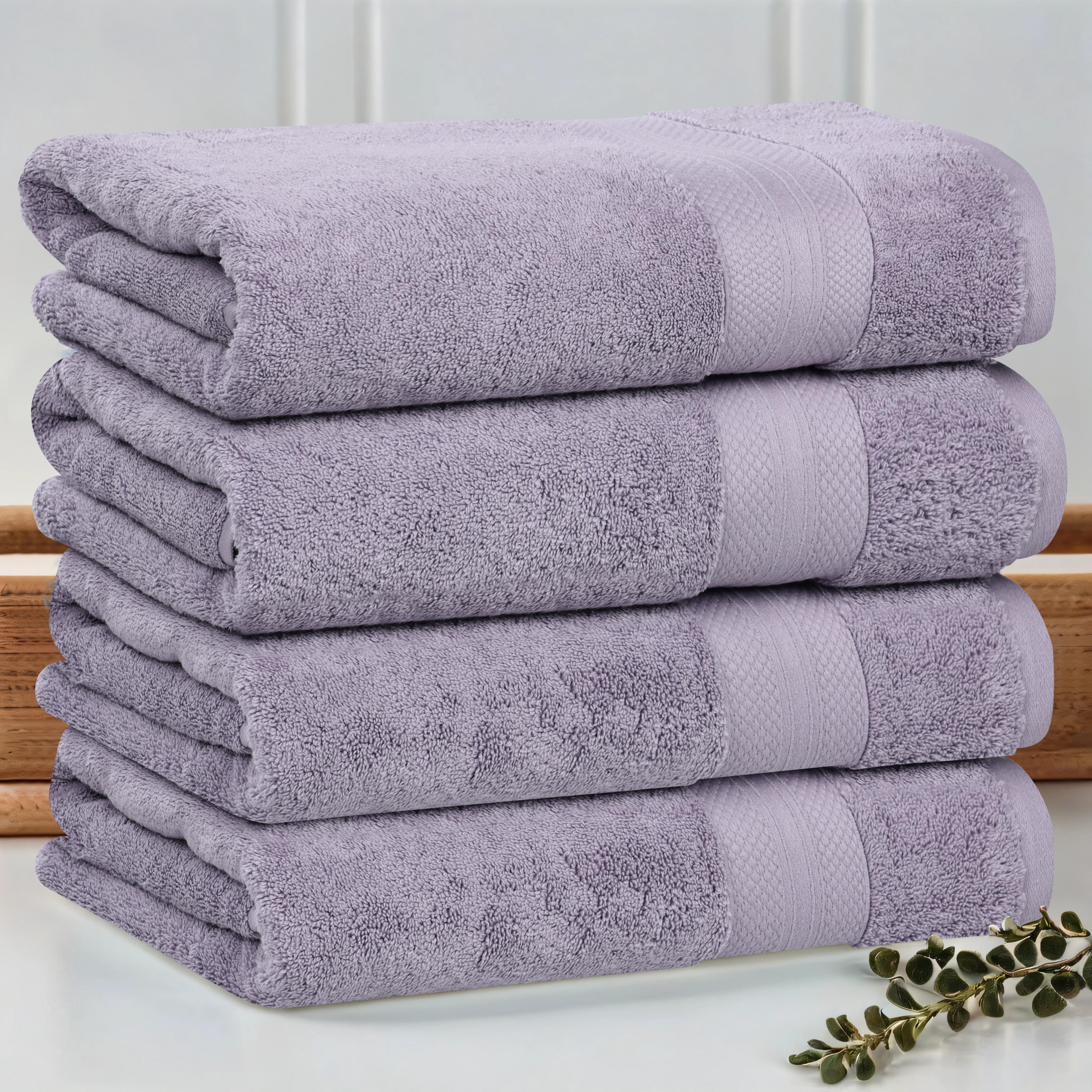 Aria Turkish Cotton Heavyweight Solid Absorbent Bath Towel Set - Towel Set by Superior