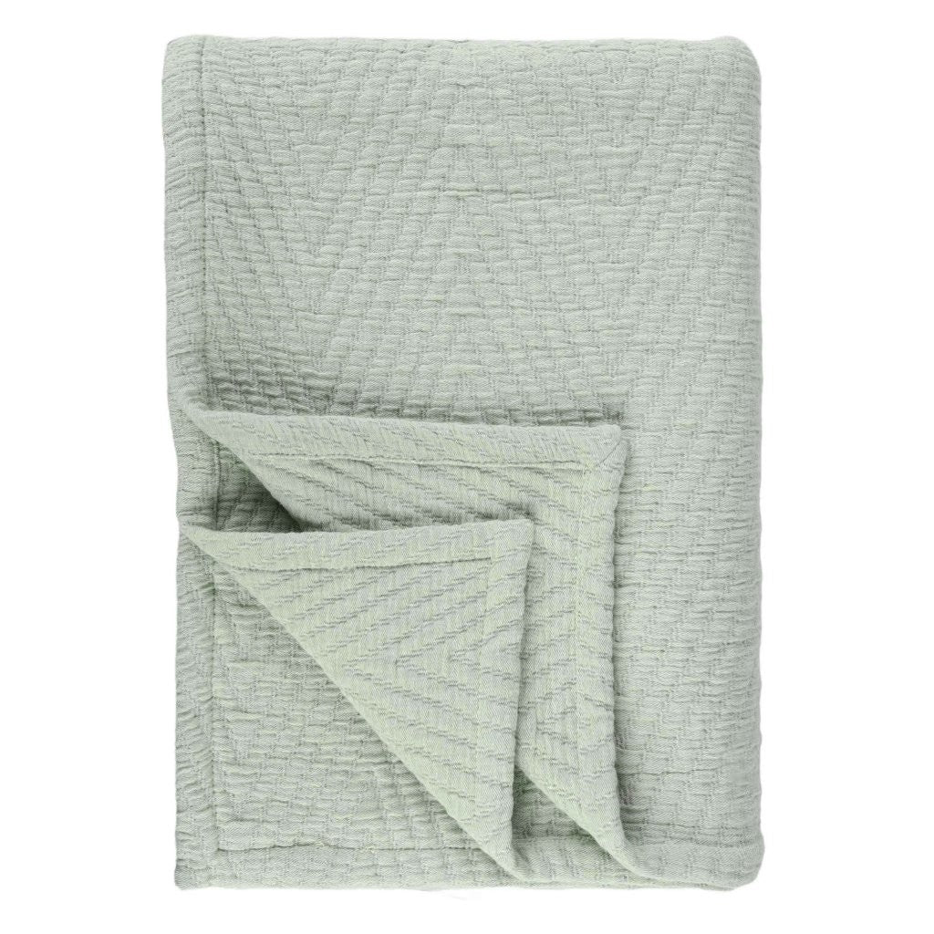 Aswan Cotton Medium Weight Textured Modern Chevron Woven Coverlet - Coverlet by Superior