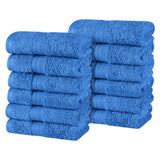 Atlas Cotton Absorbent Heavyweight Face Towel Washcloth Set of 12 - Face Towel by Superior