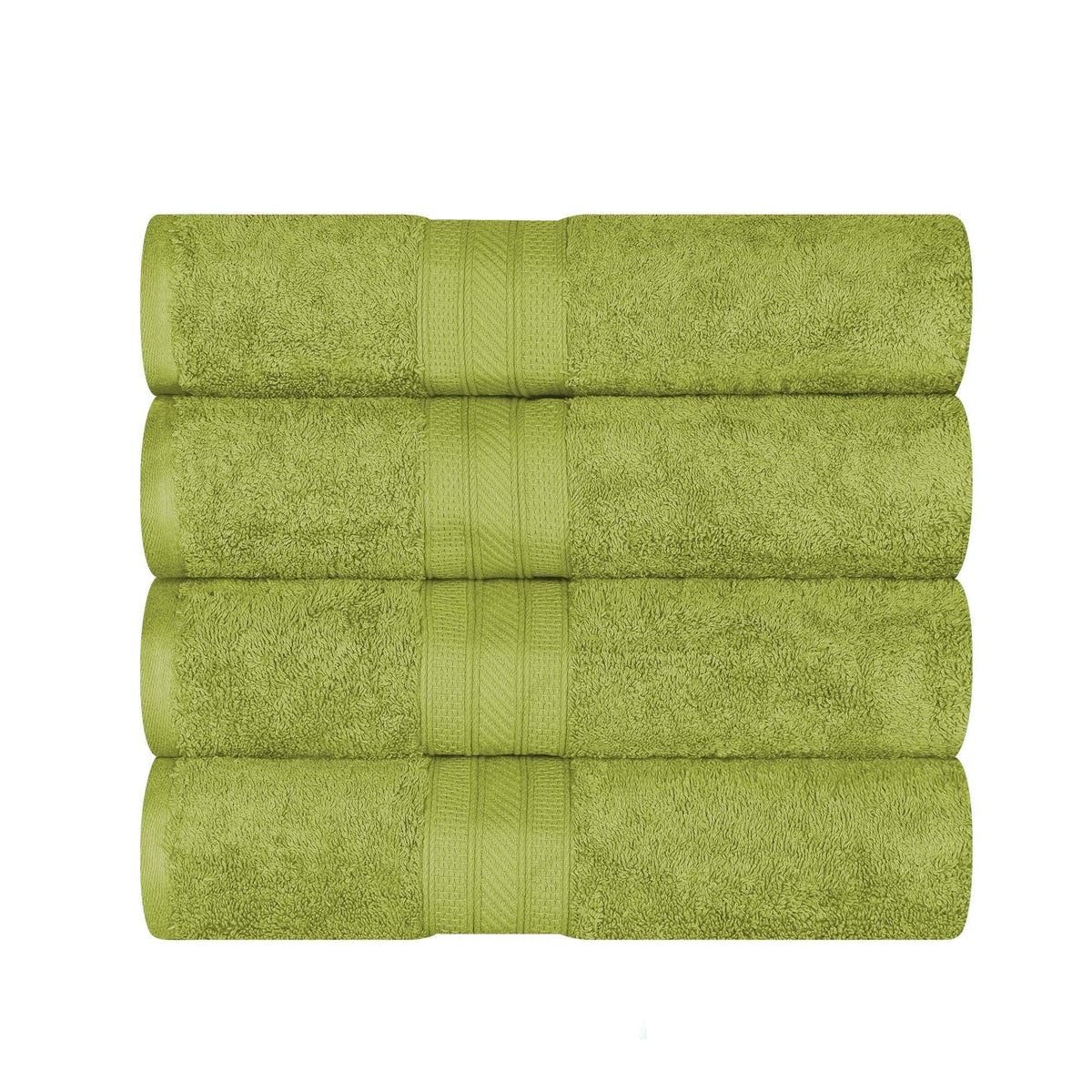 Atlas Cotton Plush Absorbent Heavyweight 4 Piece Bath Towel Set - Bath Towel by Superior