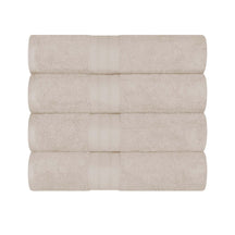 Atlas Cotton Plush Absorbent Heavyweight 4 Piece Bath Towel Set - Bath Towel by Superior