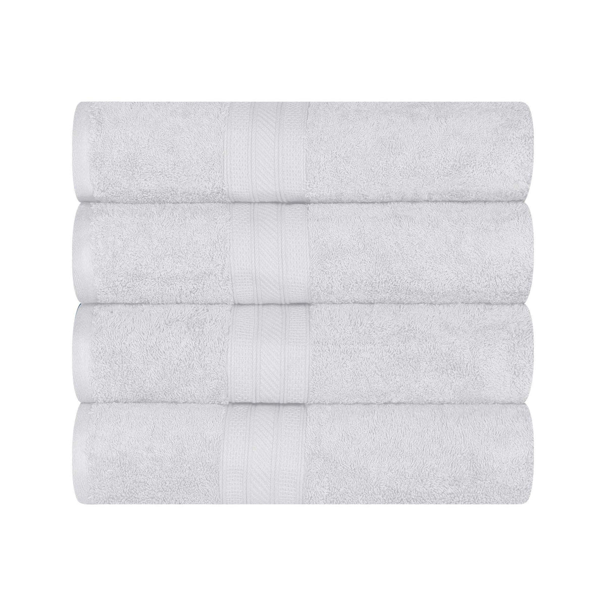 Atlas Cotton Plush Absorbent Heavyweight 4 Piece Bath Towel Set - Bath Towel by Superior