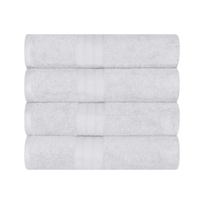 Atlas Cotton Plush Absorbent Heavyweight 4 Piece Bath Towel Set - Bath Towel by Superior