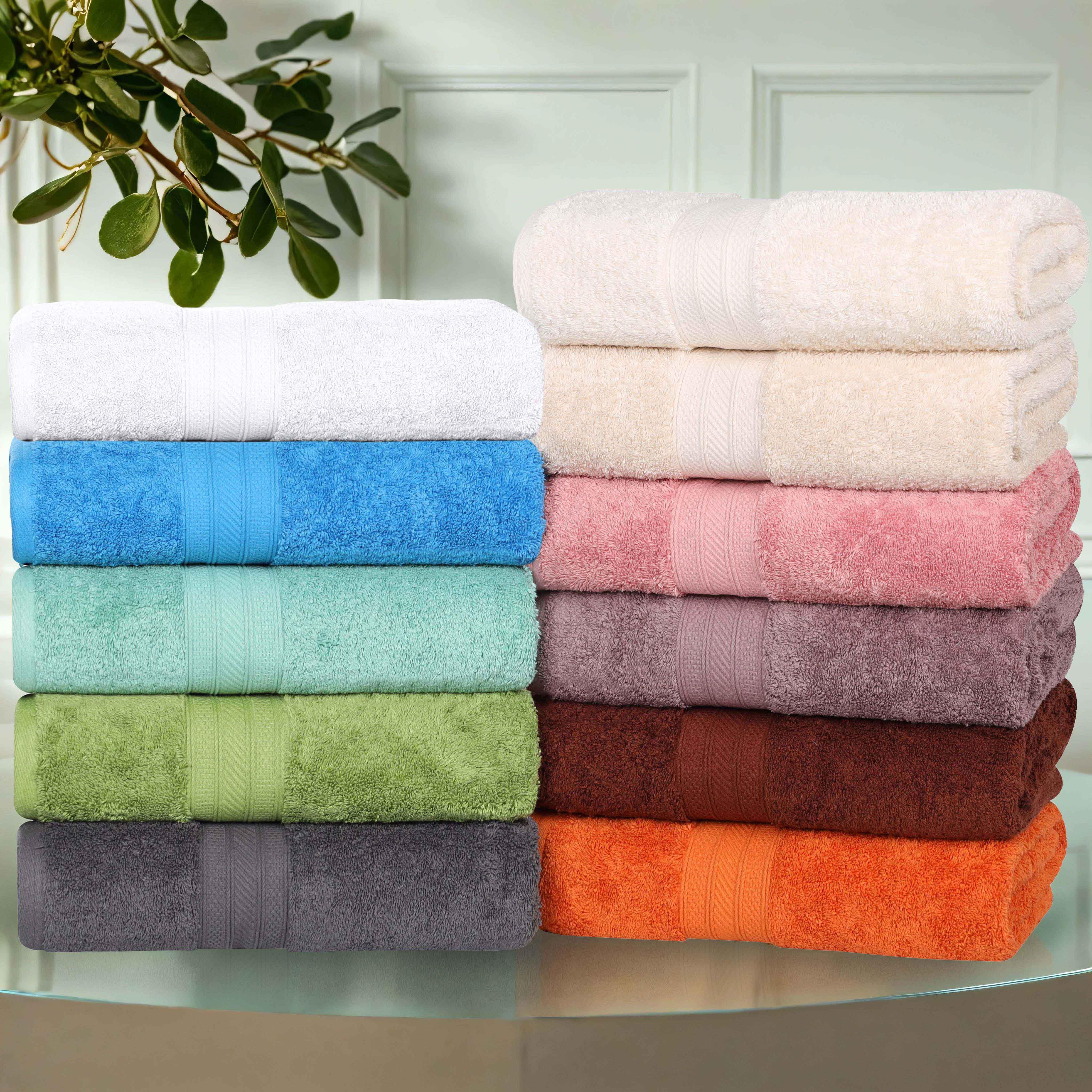 Atlas Cotton Plush Absorbent Heavyweight 6 Piece Towel Set - Towel Set by Superior