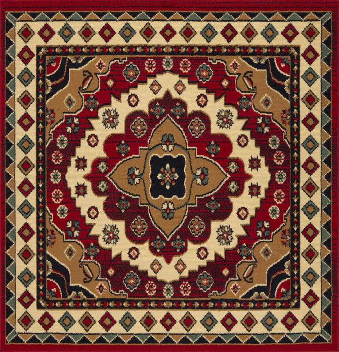 Aztec Southwestern Medallion Diamond Indoor Area Rugs or Runner Rug - Rugs by Superior