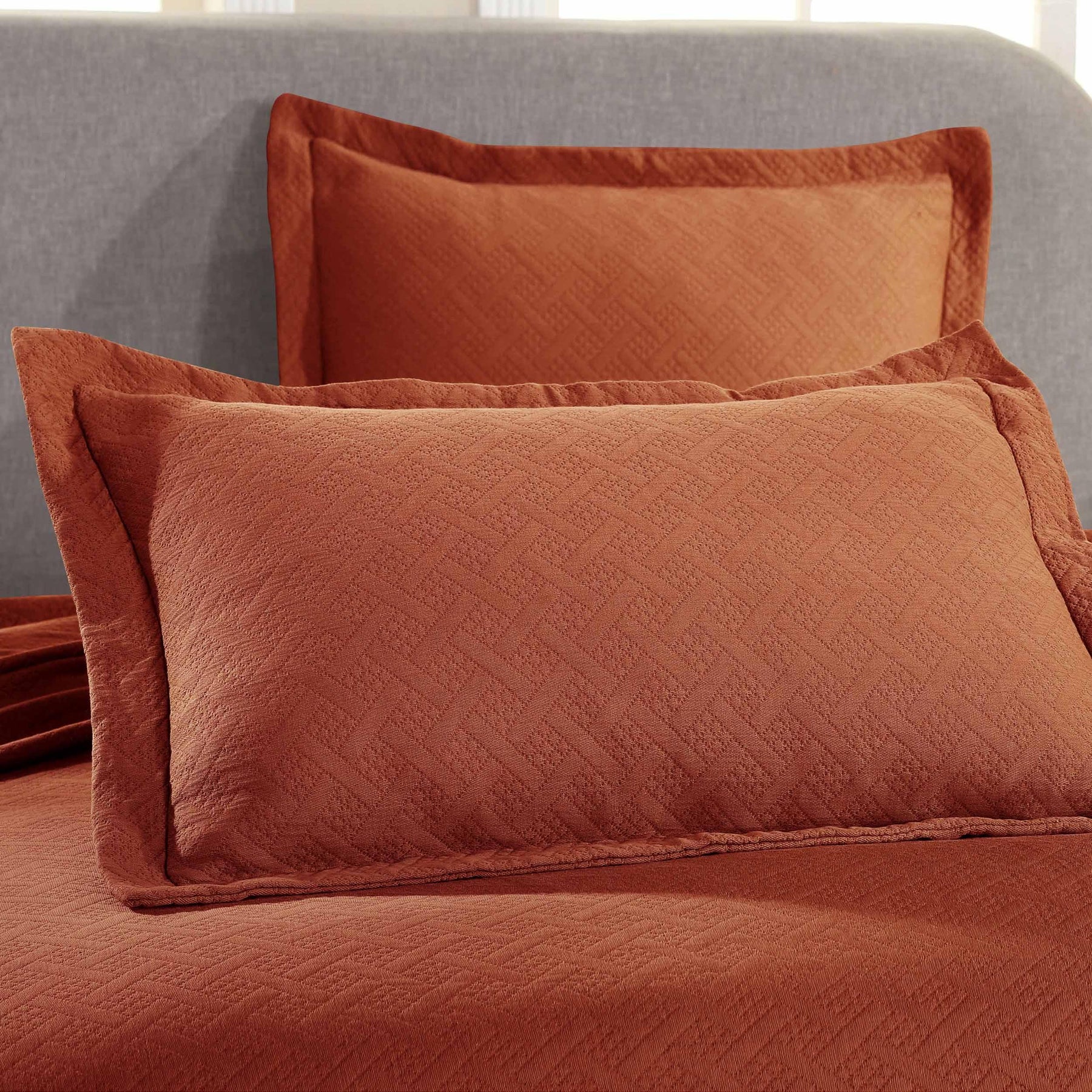 Basket Weave Matelasse Cotton Bedspread Set - Bedspread by Superior