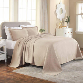 Basket Weave Matelasse Cotton Bedspread Set - Bedspread by Superior