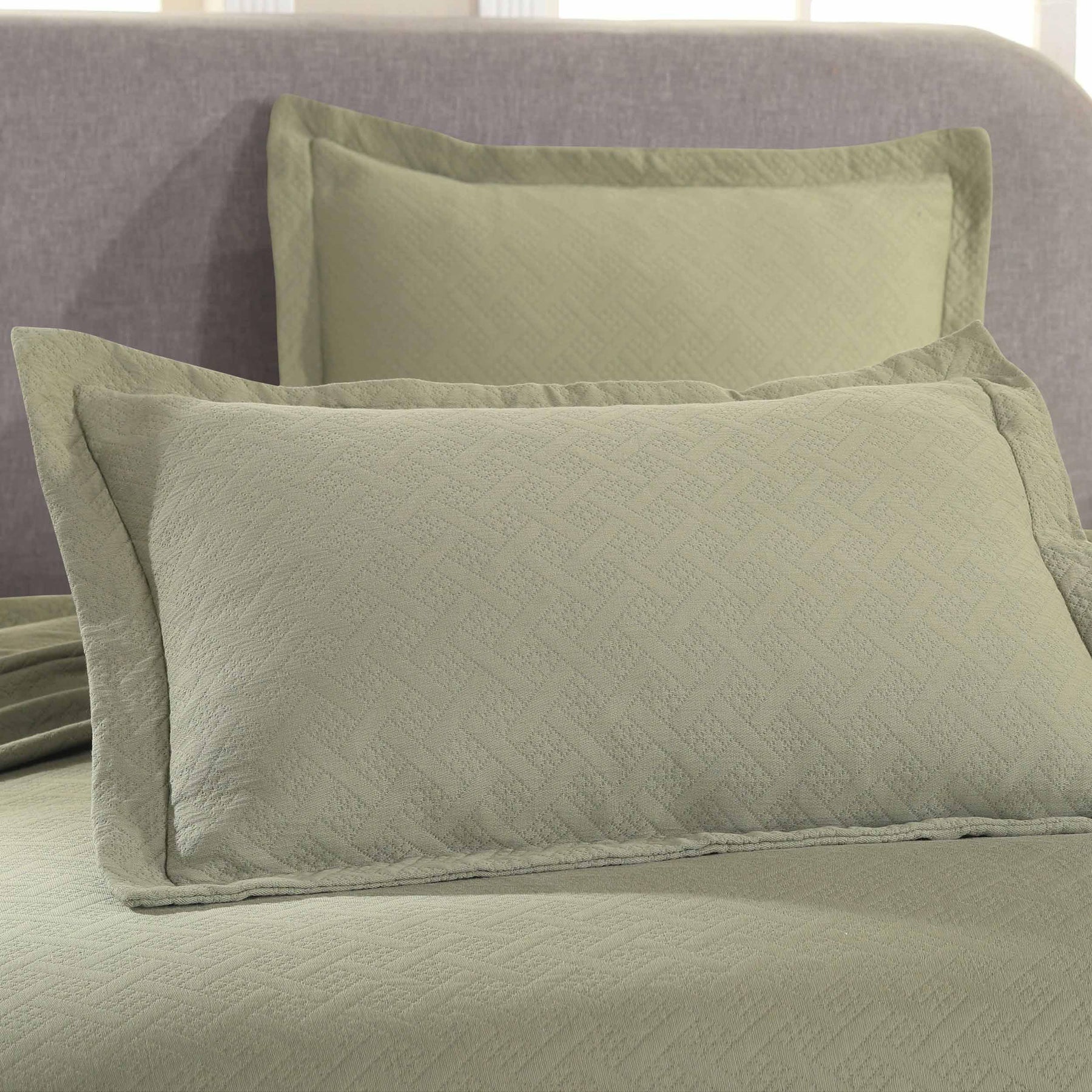 Basket Weave Matelasse Cotton Bedspread Set - Bedspread by Superior