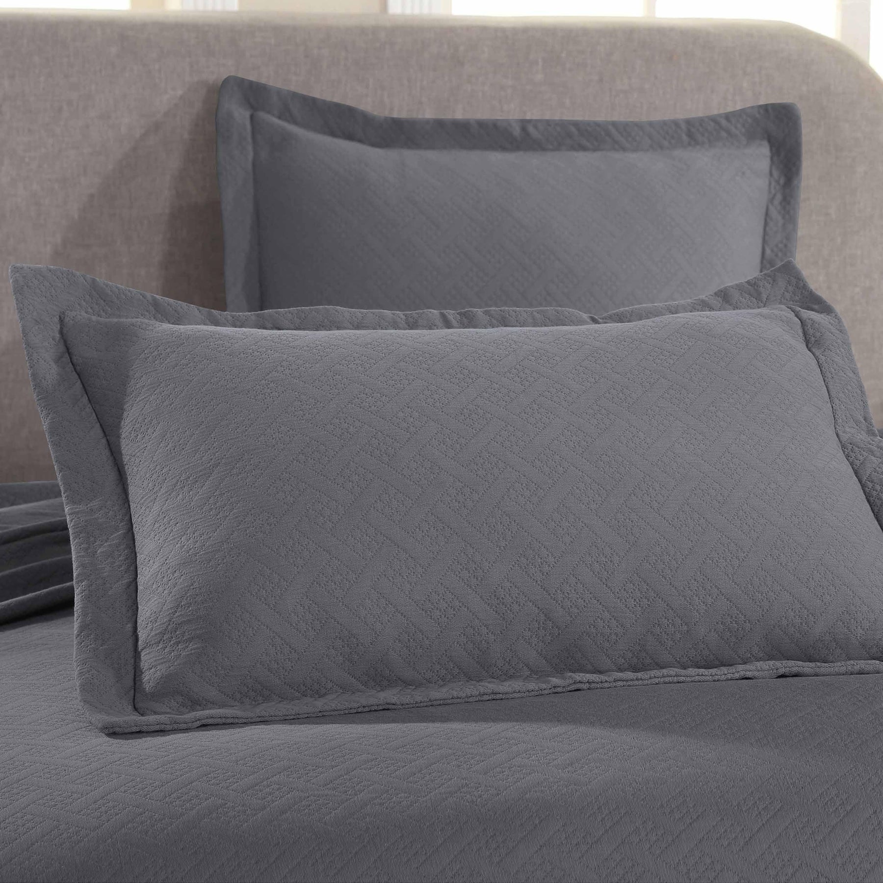 Basket Weave Matelasse Cotton Bedspread Set - Bedspread by Superior