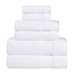 Belmont Zero Twist Cotton Medium Weight 6 Piece Towel Set - Towel Set by Superior