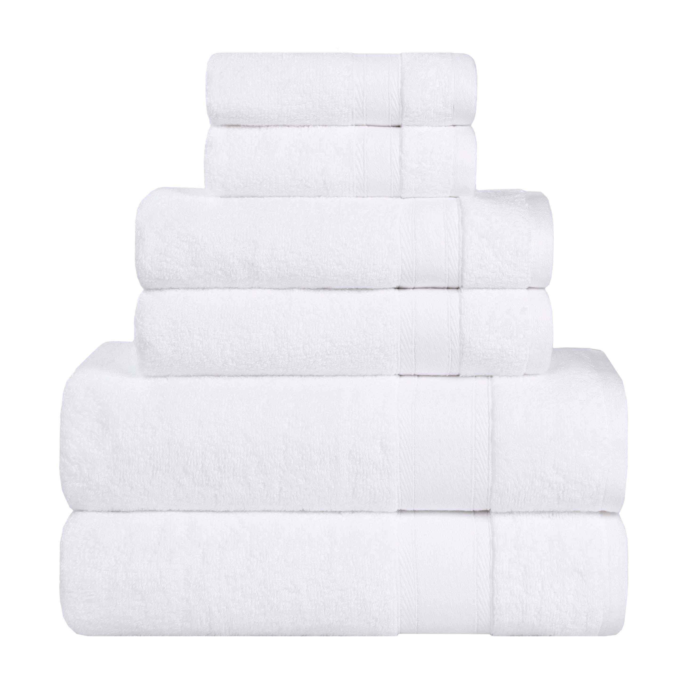 Belmont Zero Twist Cotton Medium Weight 6 Piece Towel Set - Towel Set by Superior