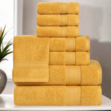 Belmont Zero Twist Cotton Medium Weight 8 Piece Towel Set - Towel Set by Superior