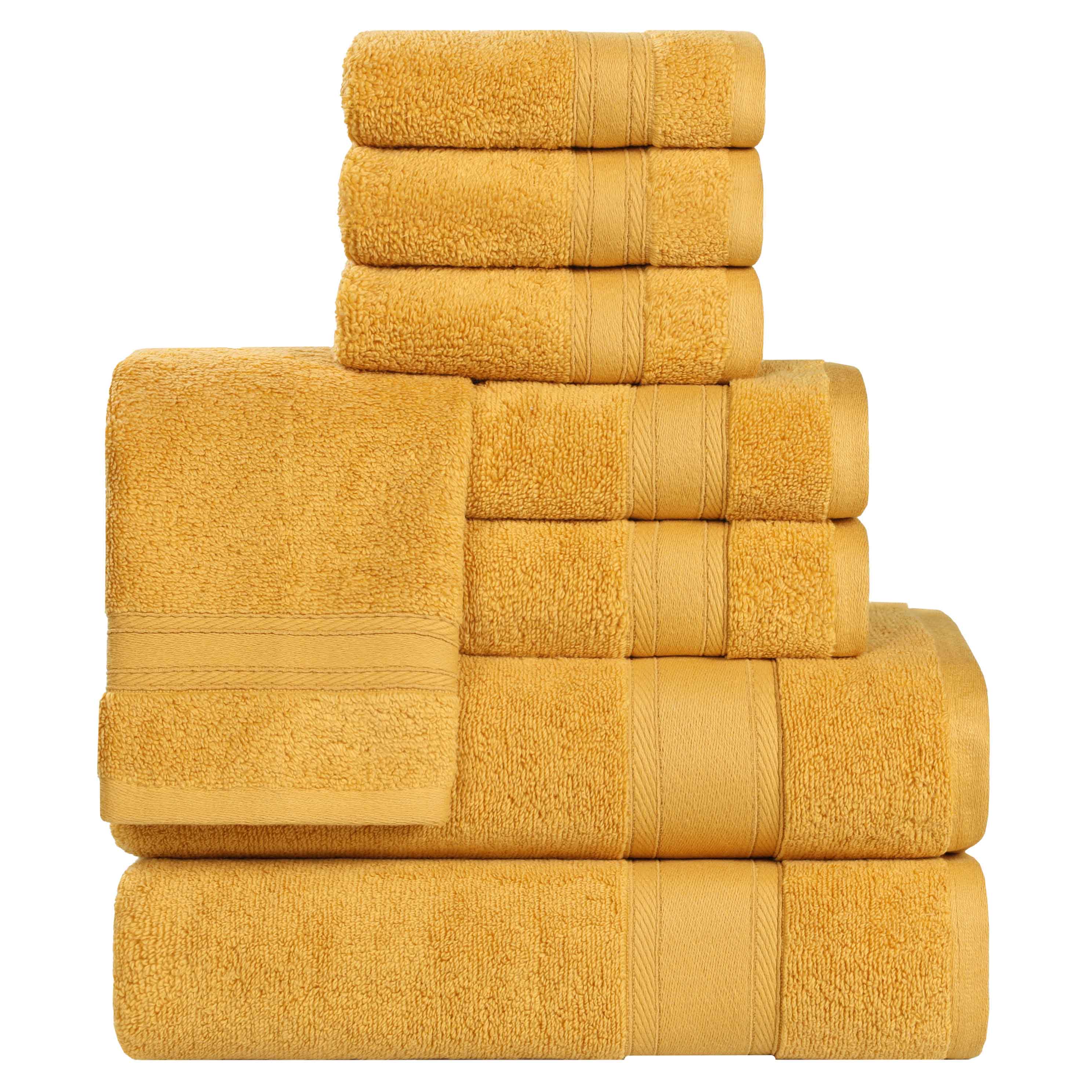 Belmont Zero Twist Cotton Medium Weight 8 Piece Towel Set - Towel Set by Superior