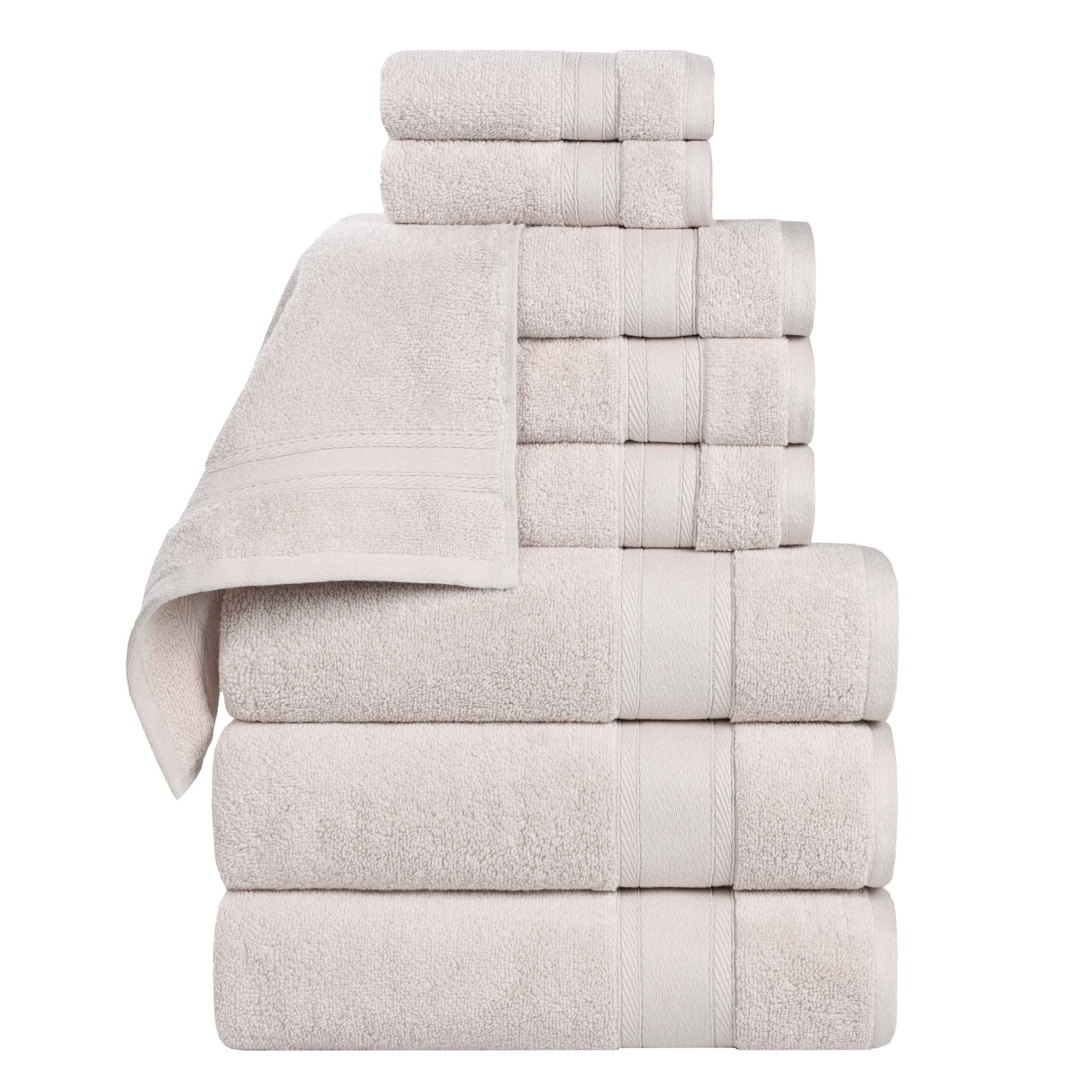 Belmont Zero Twist Cotton Medium Weight 9 Piece Towel Set - Towel Set by Superior