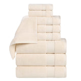 Belmont Zero Twist Cotton Medium Weight 9 Piece Towel Set - Towel Set by Superior