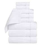 Belmont Zero Twist Cotton Medium Weight 9 Piece Towel Set - Towel Set by Superior