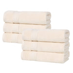 Belmont Zero Twist Cotton Medium Weight Hand Towels, Set of 6 - Hand Towel by Superior